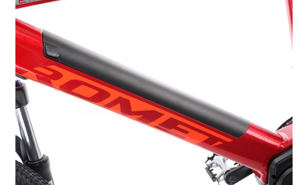 Rower górski elektryczny Romet E-Rambler E9.0 - bordowo-grafitowy