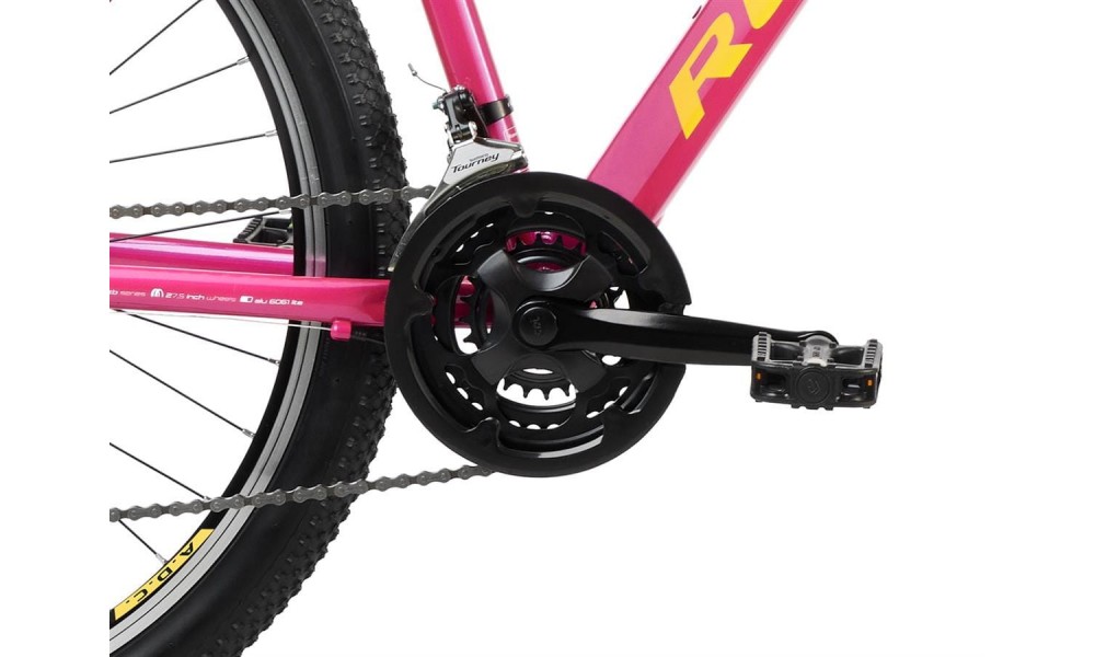 Rower górski Romet Jolene 7.0 Limited 27,5 - różowo-żółty