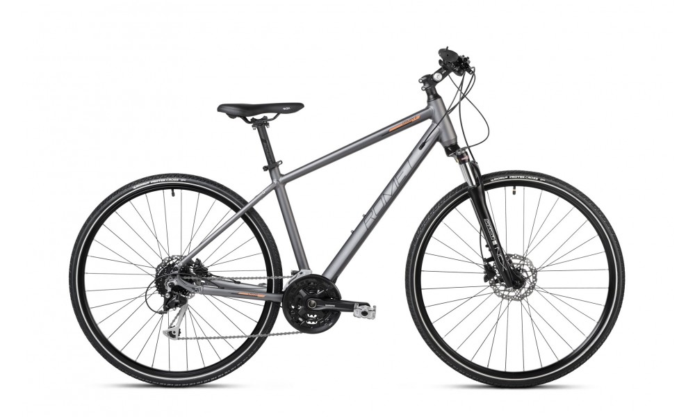 Rower crossowy Romet Orkan 6M - grafitowo-miedziany