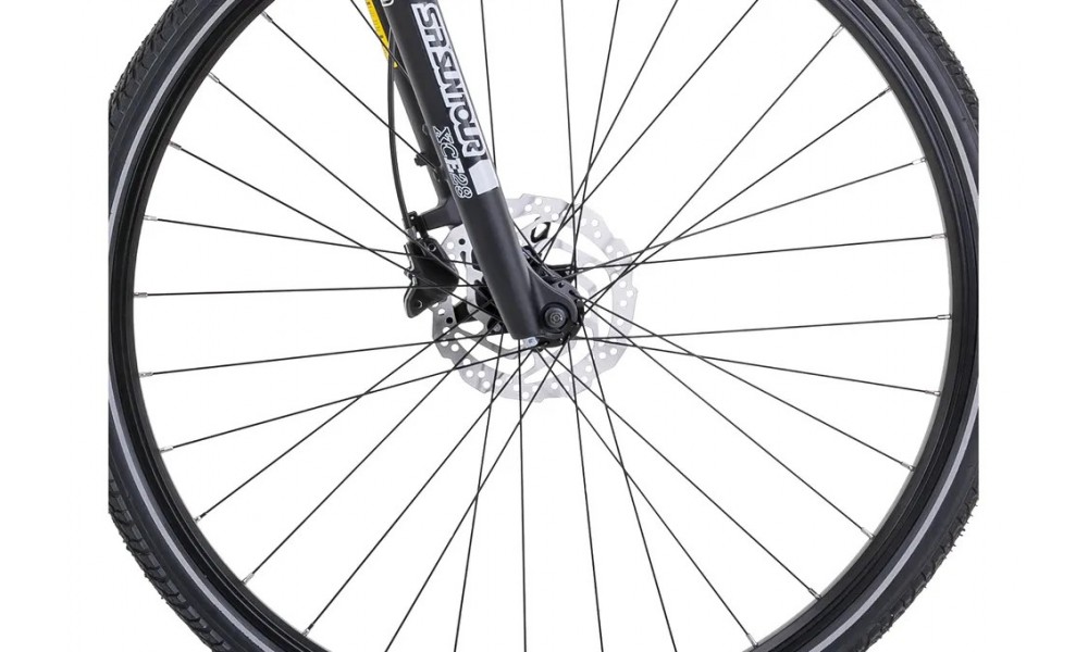 Rower crossowy Romet Orkan 6 D - biały-czarny