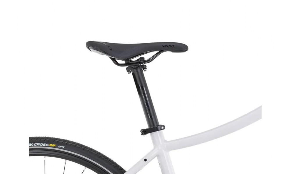 Rower crossowy Romet Orkan 6 D - biały-czarny