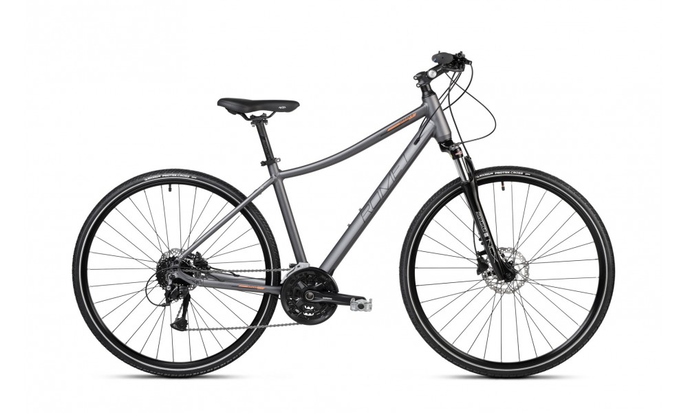 Rower crossowy Romet Orkan 6 D - grafitowo-miedziany