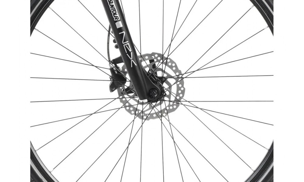 Rower crossowy Romet Orkan 5D - biały-szary