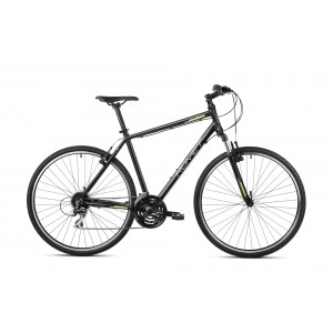 Rower crossowy Romet Orkan 2 M - czarno-limonkowy 1