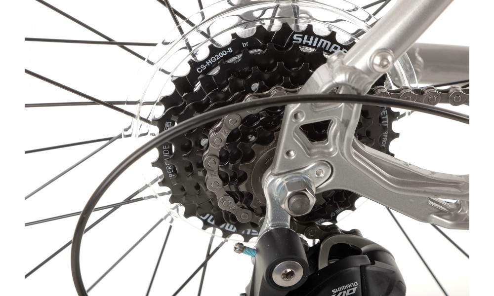 Rower crossowy Romet Orkan 2 M - jasnografitowo-czerwony