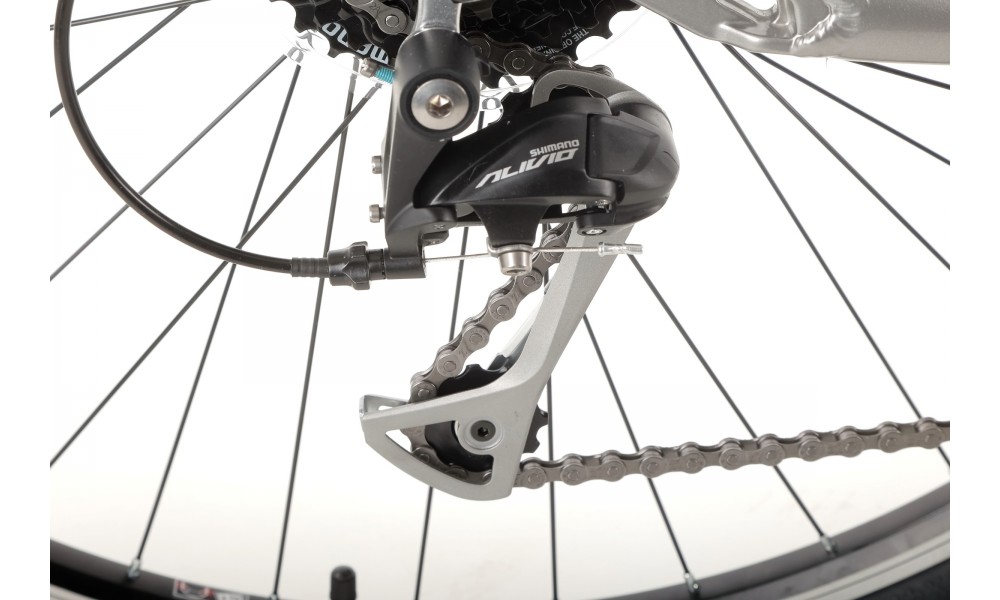 Rower crossowy Romet Orkan 2 M - jasnografitowo-czerwony