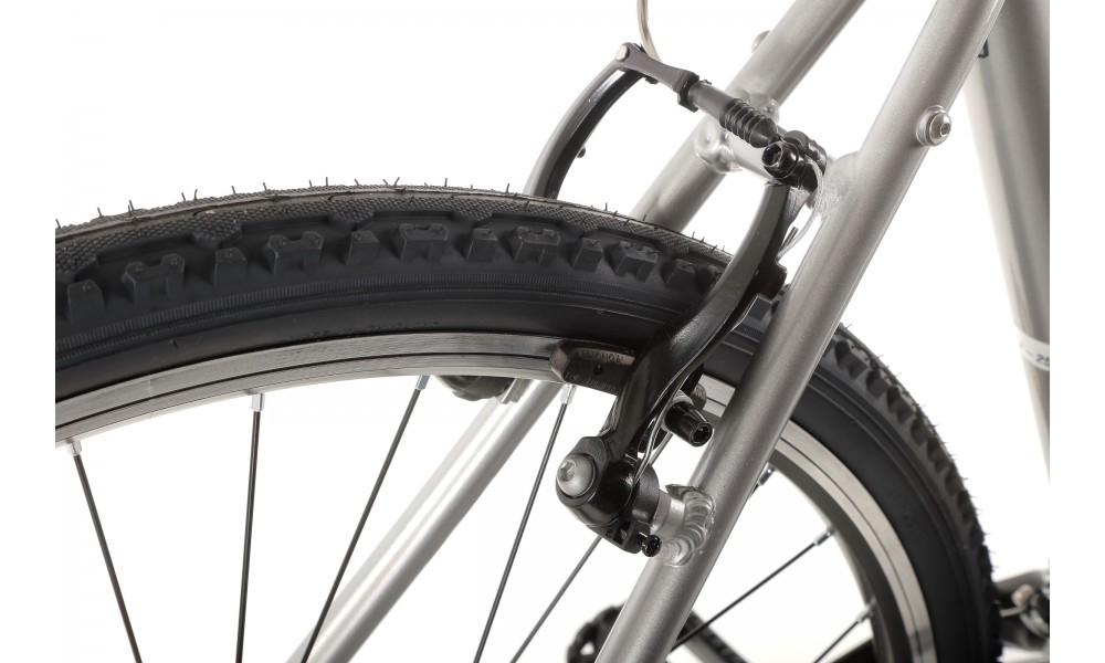 Rower crossowy Romet Orkan 2 M - jasnografitowo-czerwony