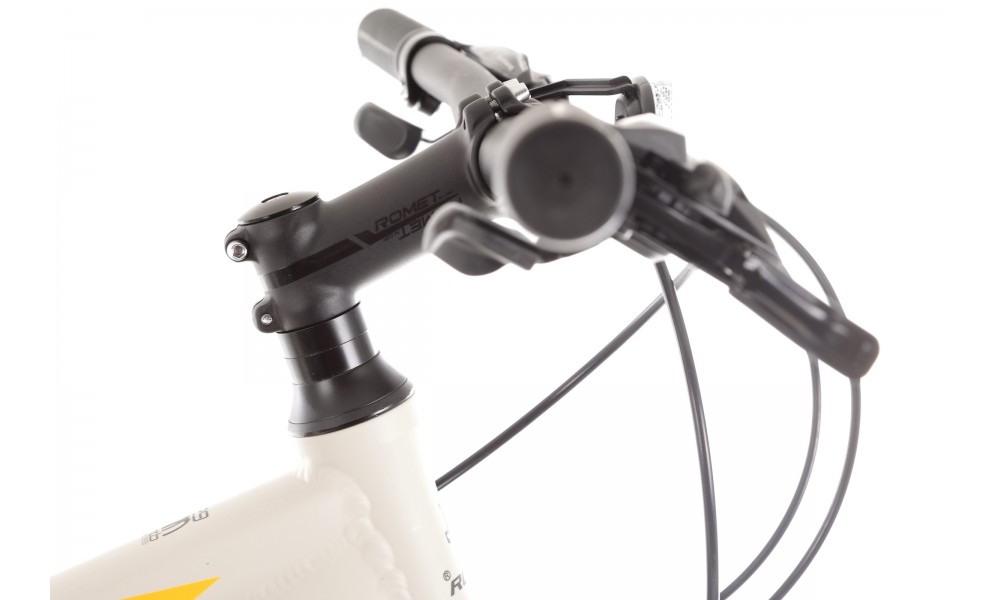 Rower górski Romet Rambler R9.1 - szaro-czarno-pomarańczowy