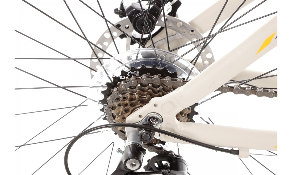 Rower górski Romet Rambler R9.1 - szaro-czarno-pomarańczowy