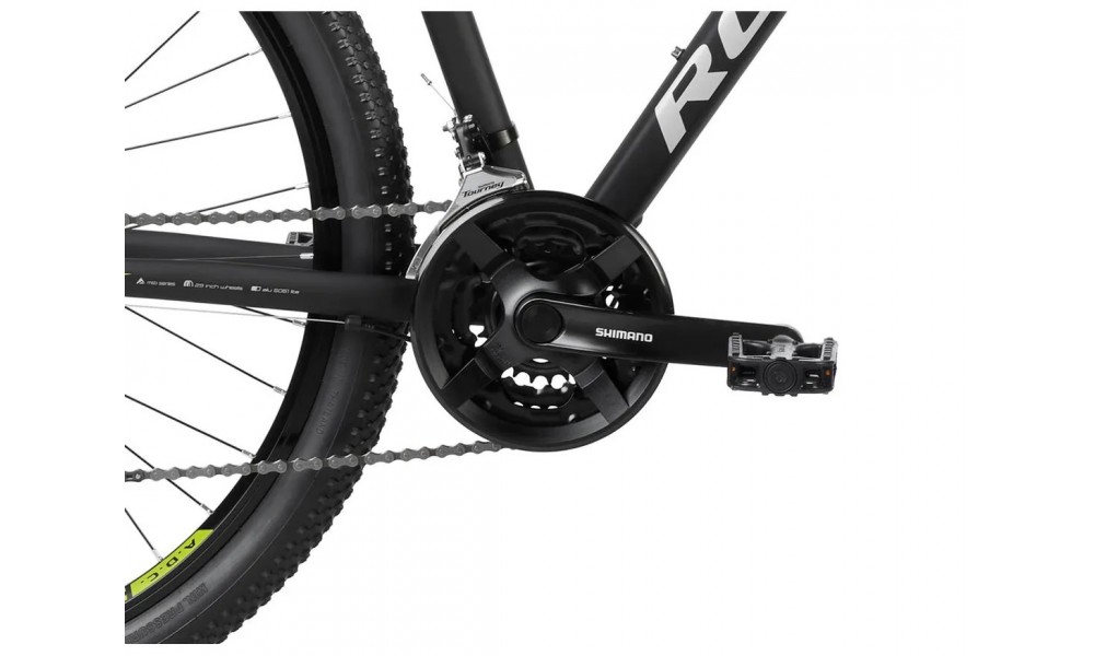 Rower górski Romet Rambler R9.1 - czarno-limonkowo-szary