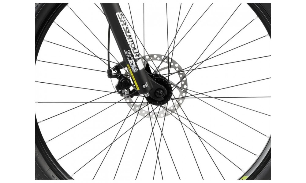 Rower górski Romet Rambler R9.1 - czarno-limonkowo-szary