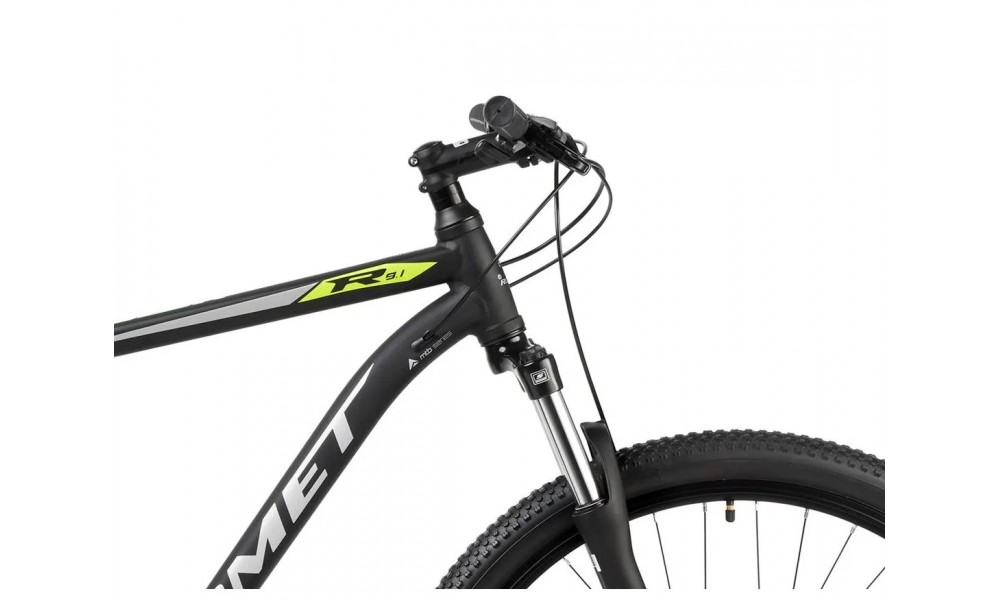 Rower górski Romet Rambler R9.1 - czarno-limonkowo-szary