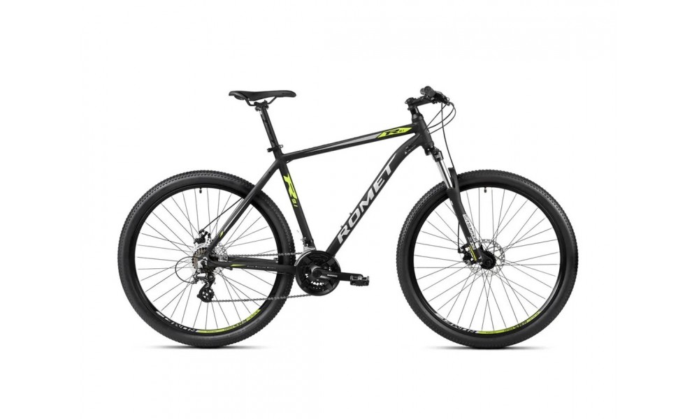 Rower górski Romet Rambler R9.1 - czarno-limonkowo-szary