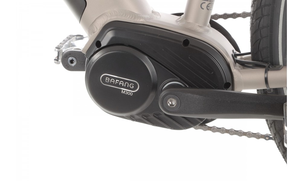 Rower crossowy elektryczny Romet Orkan 1 M MM - szampańsko-srebrny