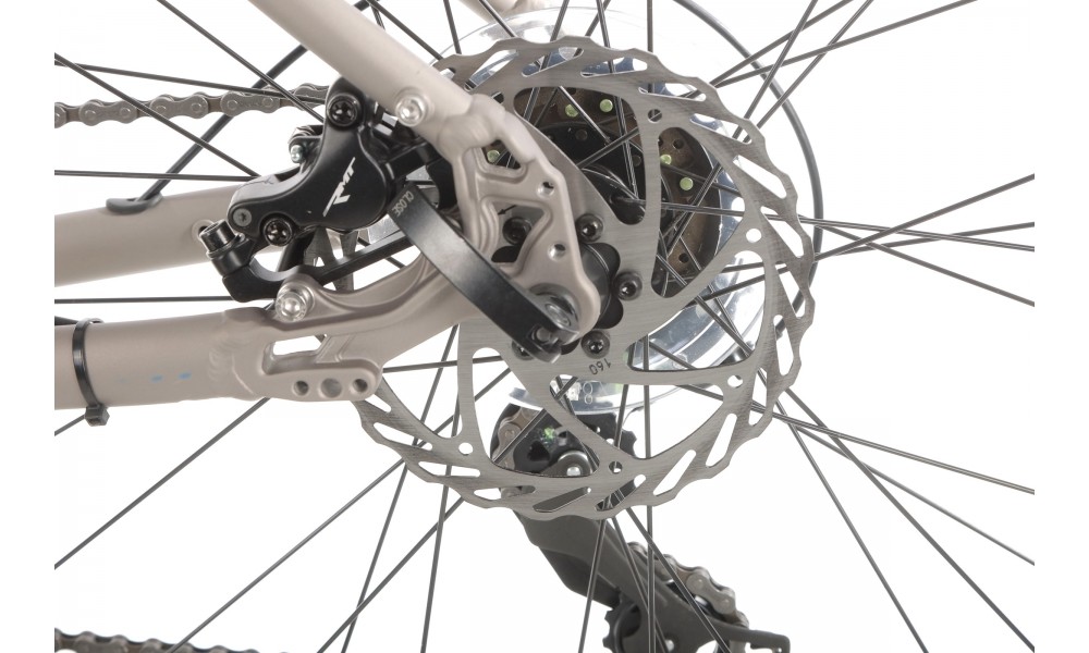 Rower crossowy elektryczny Romet Orkan 1 M MM - szampańsko-srebrny