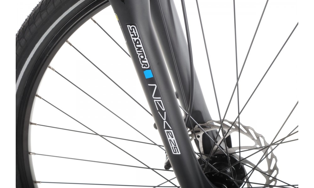 Rower crossowy elektryczny Romet Orkan 1 M MM - szampańsko-srebrny