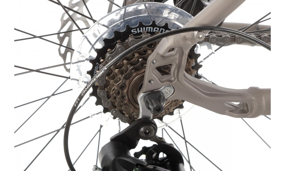 Rower crossowy elektryczny Romet Orkan 1 M MM - szampańsko-srebrny