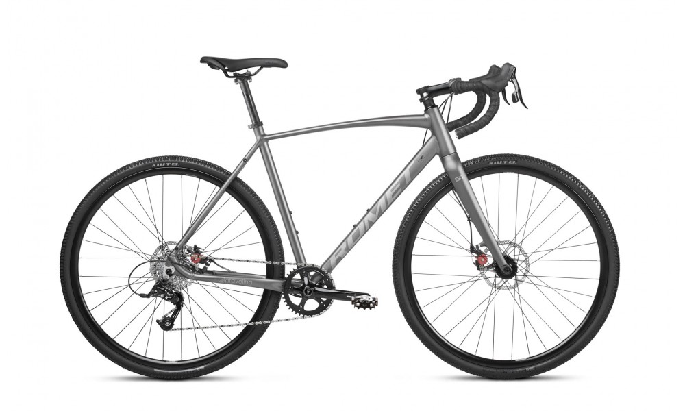 Rower gravel Romet Boreas 1 Lite - grafitowy-szary
