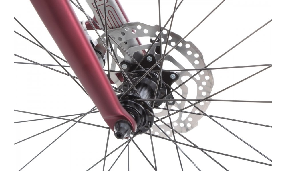 Rower gravel Romet Boreas 1 Lite - bordowo-grafitowy