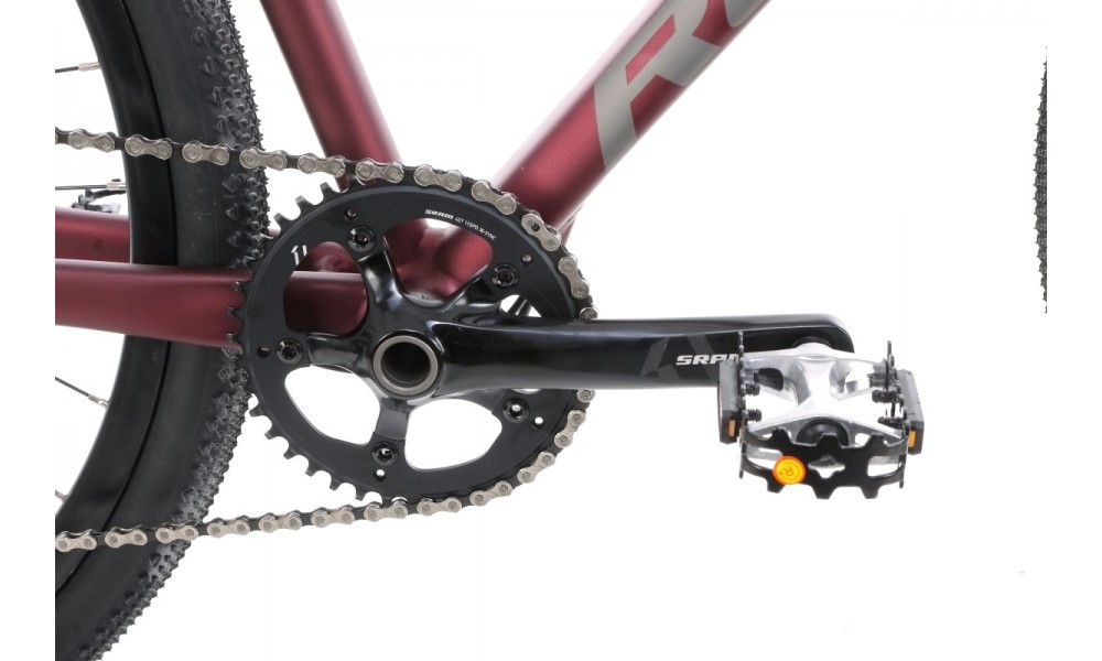 Rower gravel Romet Boreas 1 Lite - bordowo-grafitowy