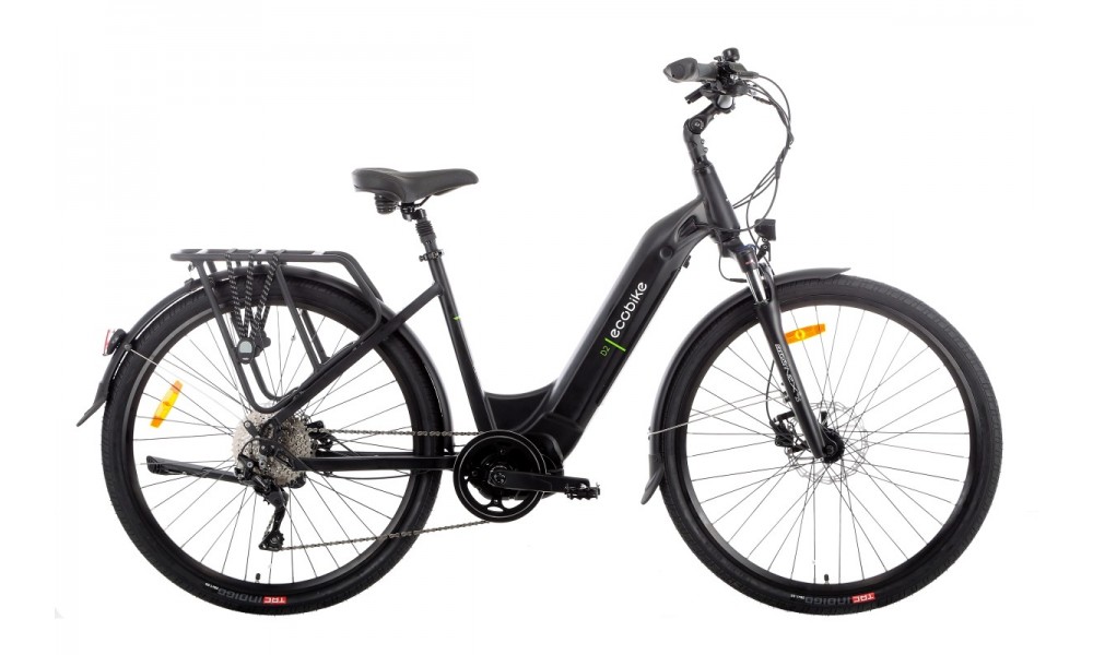 Rower trekkingowy elektryczny Ecobike D2 - czarny