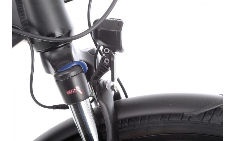 Rower trekkingowy elektryczny Ecobike D2 - czarny