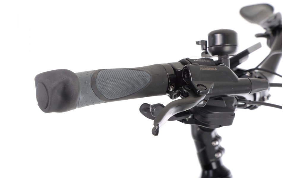 Rower trekkingowy elektryczny Ecobike D2 - czarny