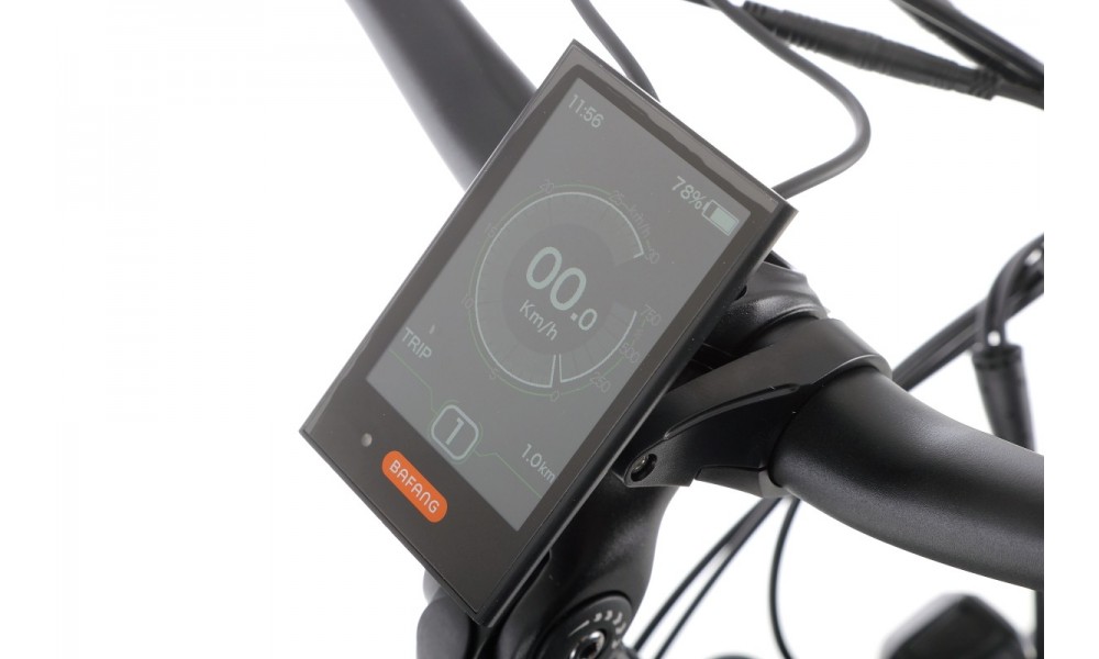 Rower trekkingowy elektryczny Ecobike D2 - czarny