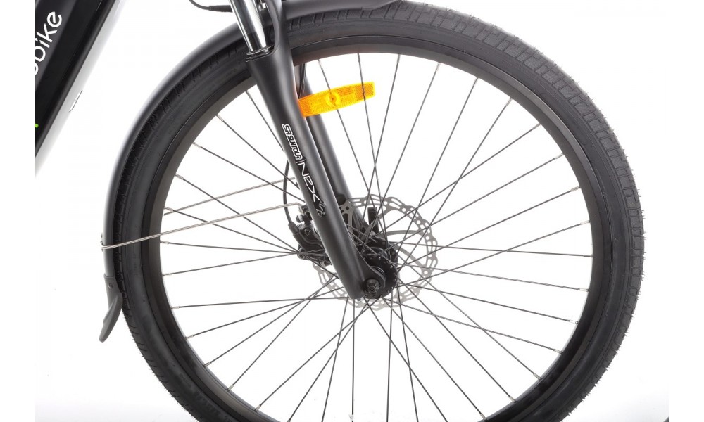 Rower trekkingowy elektryczny Ecobike D2 - czarny