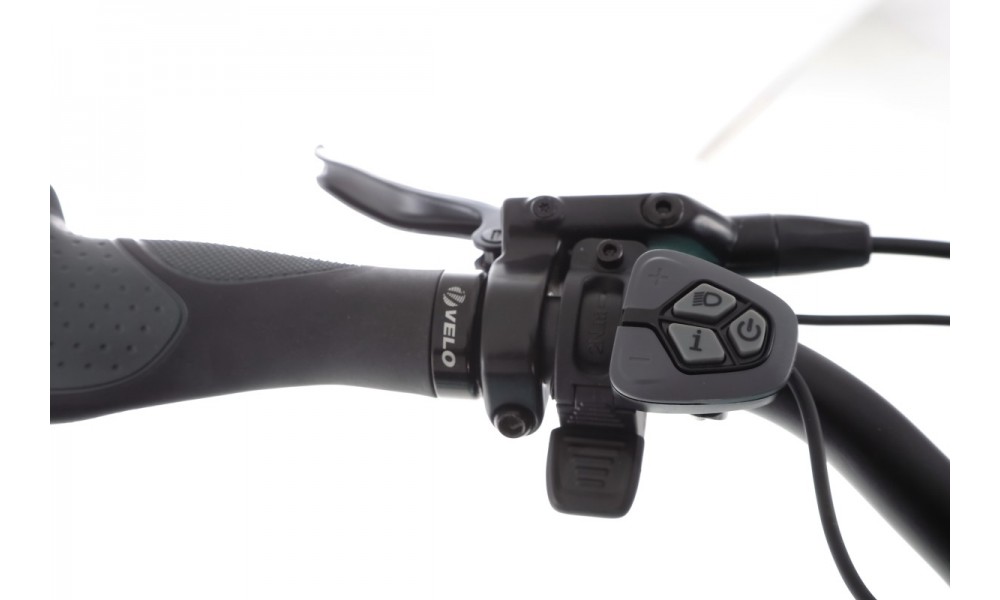 Rower trekkingowy elektryczny Ecobike D2 - miętowy