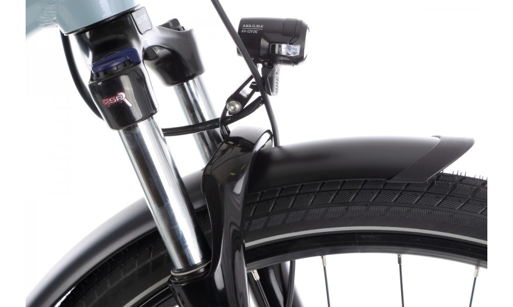 Rower trekingowy elektryczny Kellys E-Cristy 30  Panasonic - niebiesko-czarny