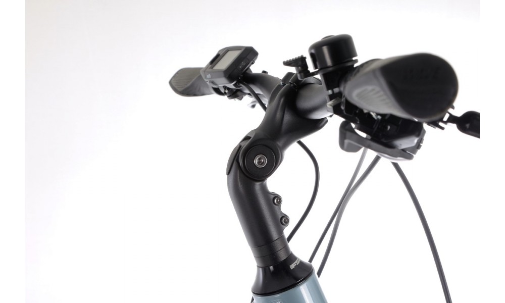 Rower trekingowy elektryczny Kellys E-Cristy 30  Panasonic - niebiesko-czarny