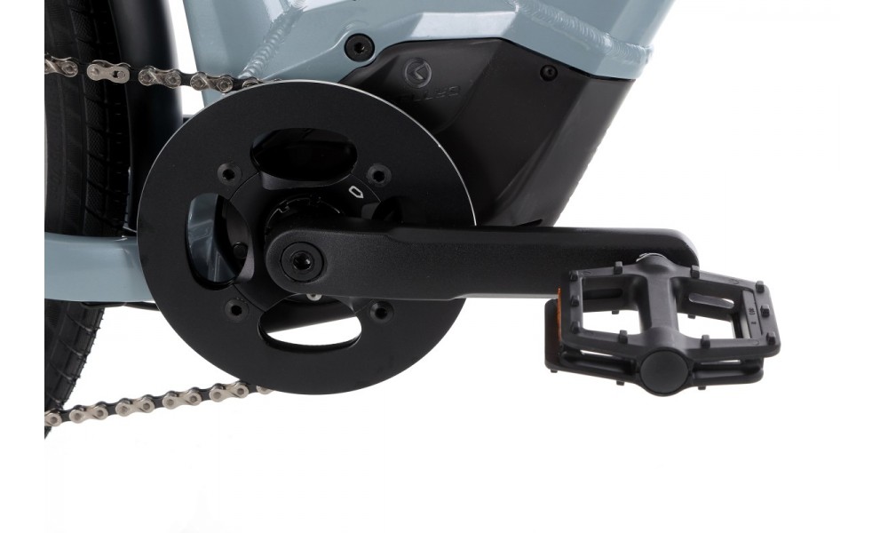 Rower trekingowy elektryczny Kellys E-Cristy 30  Panasonic - niebiesko-czarny