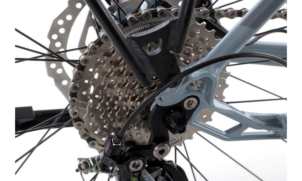 Rower trekingowy elektryczny Kellys E-Cristy 30  Panasonic - niebiesko-czarny