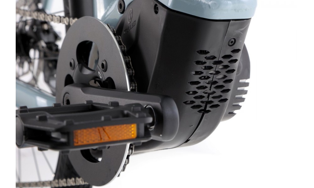 Rower trekingowy elektryczny Kellys E-Cristy 30  Panasonic - niebiesko-czarny