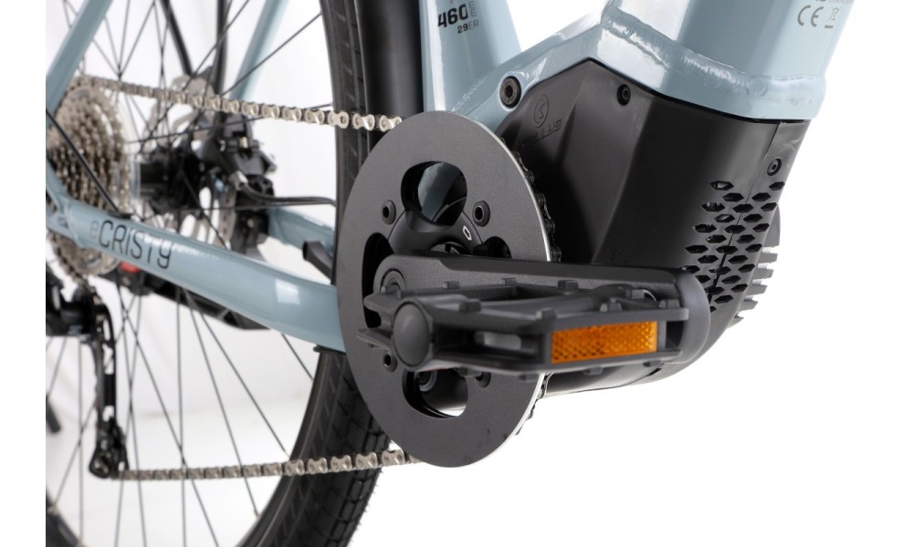 Rower trekingowy elektryczny Kellys E-Cristy 30  Panasonic - niebiesko-czarny