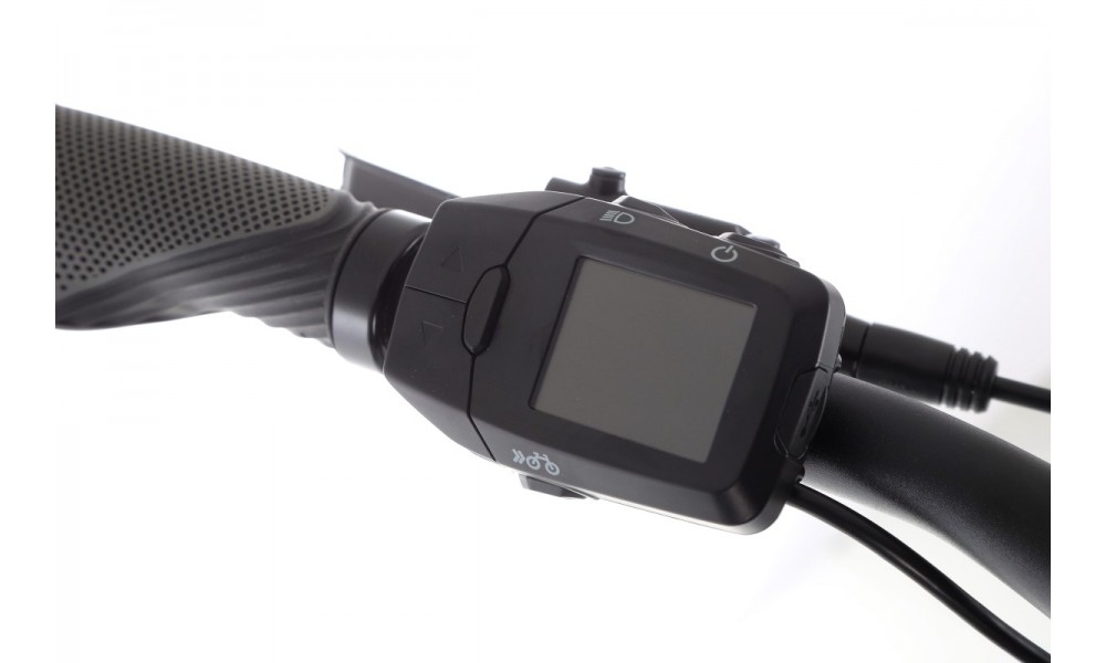 Rower trekingowy elektryczny Kellys E-Cristy 30  Panasonic - niebiesko-czarny