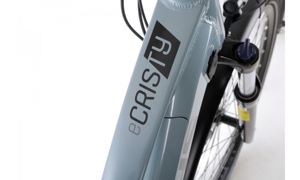 Rower trekingowy elektryczny Kellys E-Cristy 30  Panasonic - niebiesko-czarny