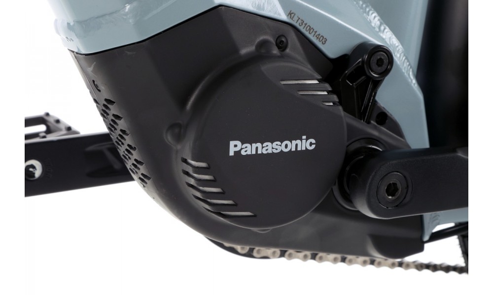 Rower trekingowy elektryczny Kellys E-Cristy 30  Panasonic - niebiesko-czarny