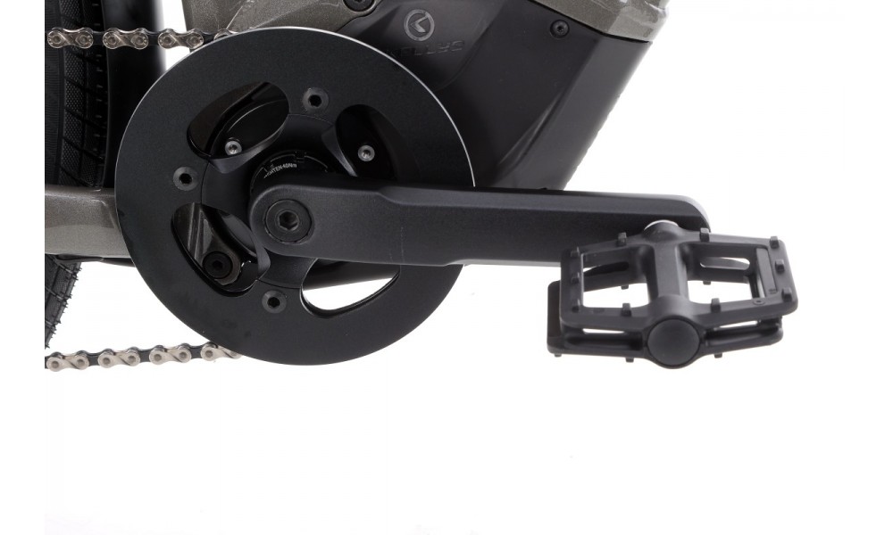 Rower trekingowy elektryczny Kellys E-Cristy 30  Panasonic - szary-czarny