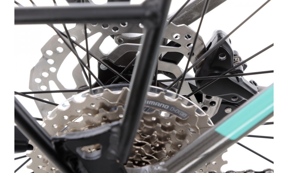 Rower trekingowy elektryczny Kellys E-Cristy 30  Panasonic - szary-czarny