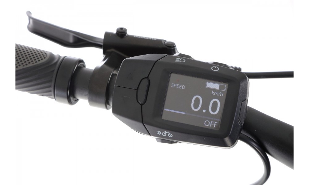 Rower trekingowy elektryczny Kellys E-Cristy 30  Panasonic - szary-czarny