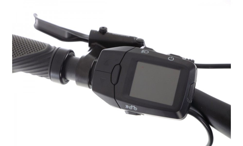 Rower trekingowy elektryczny Kellys E-Cristy 30  Panasonic - szary-czarny