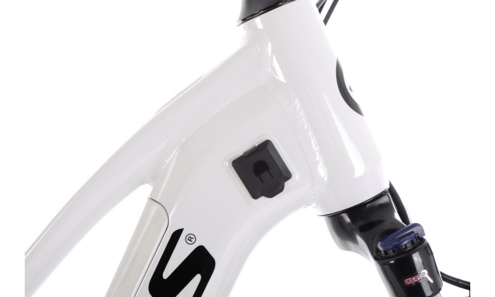 Rower trekingowy elektryczny Kellys E-Cristy 30  Panasonic - biały-czarny