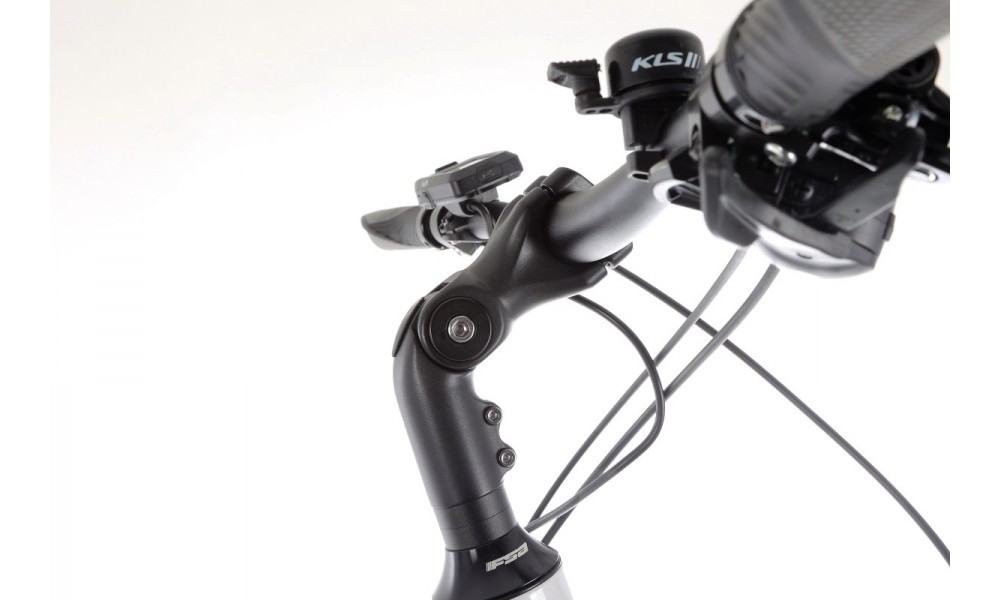 Rower trekingowy elektryczny Kellys E-Cristy 30  Panasonic - biały-czarny