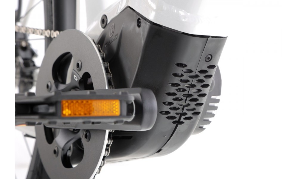 Rower trekingowy elektryczny Kellys E-Cristy 30  Panasonic - biały-czarny