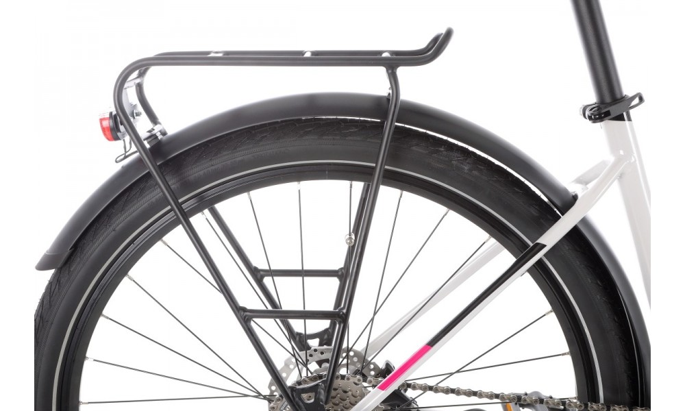 Rower trekingowy elektryczny Kellys E-Cristy 30  Panasonic - biały-czarny