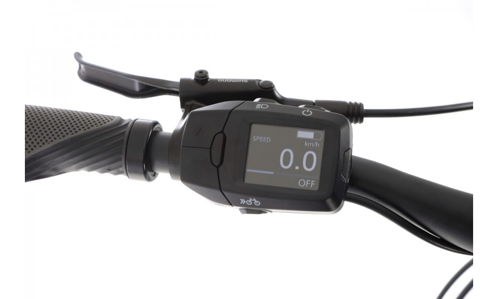 Rower trekingowy elektryczny Kellys E-Cristy 30  Panasonic - biały-czarny