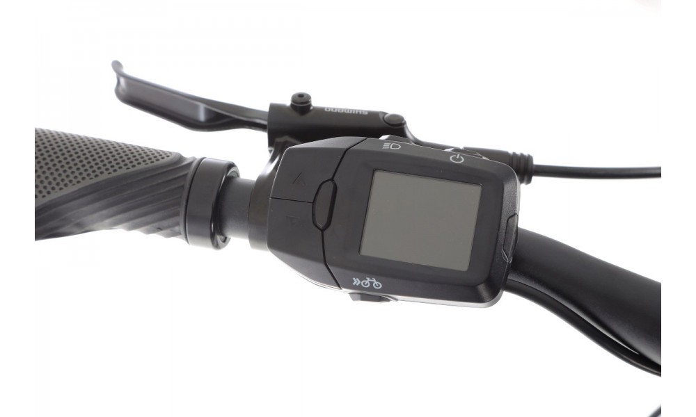 Rower trekingowy elektryczny Kellys E-Cristy 30  Panasonic - biały-czarny