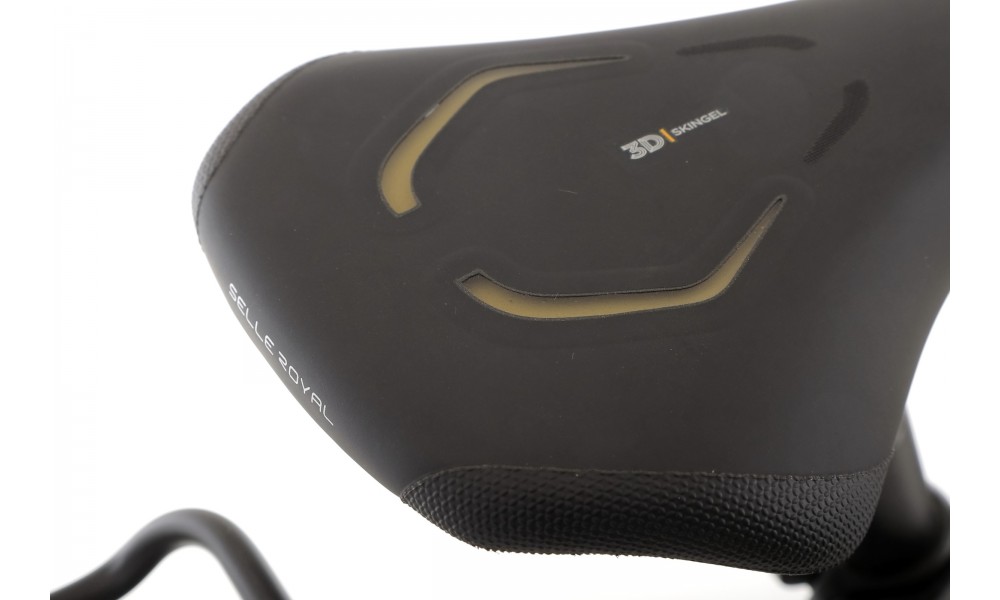 Rower trekingowy elektryczny Kellys E-Carson 70  Panasonic - szaro-czarny